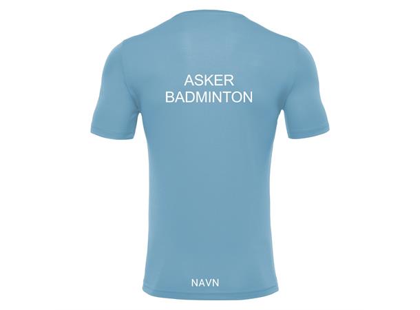 Asker Badminton Rigel L-blå Teknisk T-skjorte 
